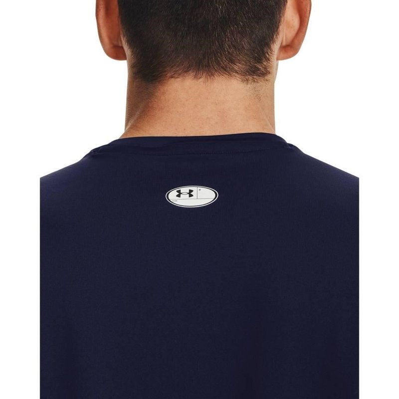 Under Armour HG Fitted SS męski T-shirt, granatowe