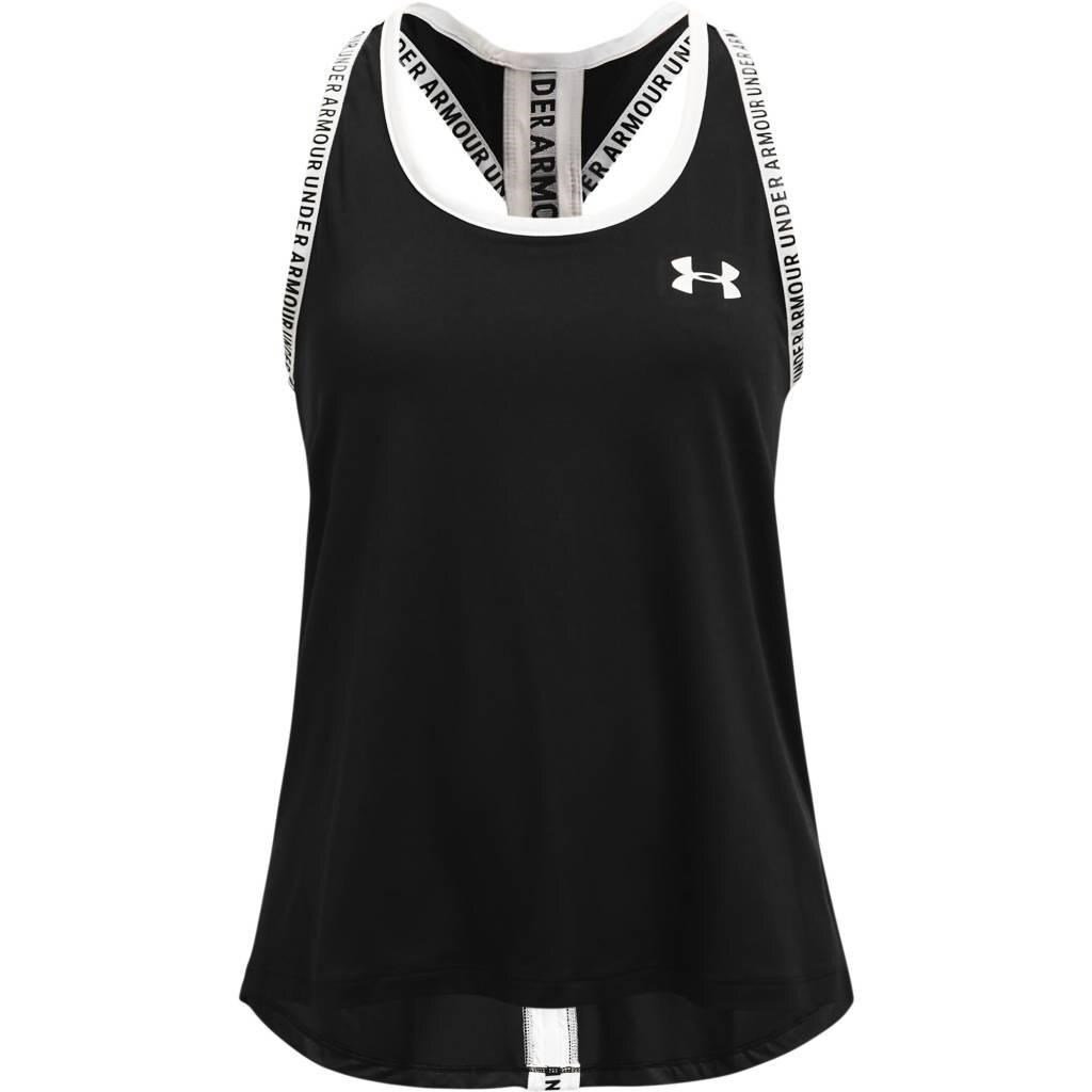 Under Armour Knockout Tank top dziewczęcy, czarny