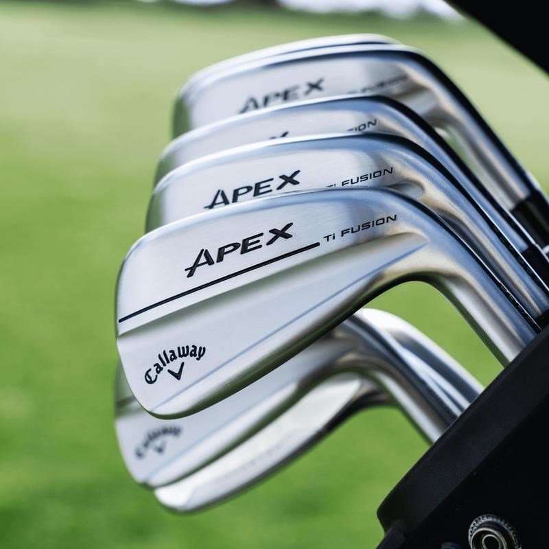 Callaway Apex Ti Fusion Plated irony męskie, grafit