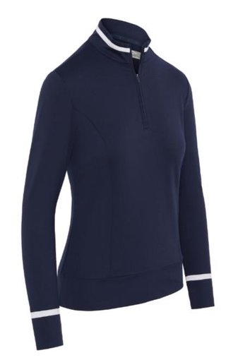 Callaway Thermal Long Sleeve Colourblock damska koszulka, granatowa
