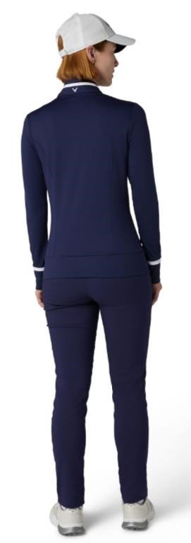 Callaway Thermal Long Sleeve Colourblock damska koszulka, granatowa