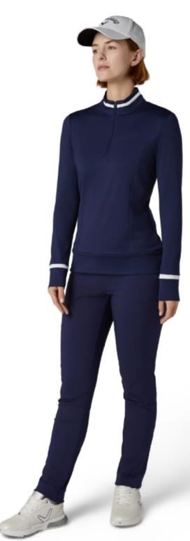 Callaway Thermal Long Sleeve Colourblock damska koszulka, granatowa