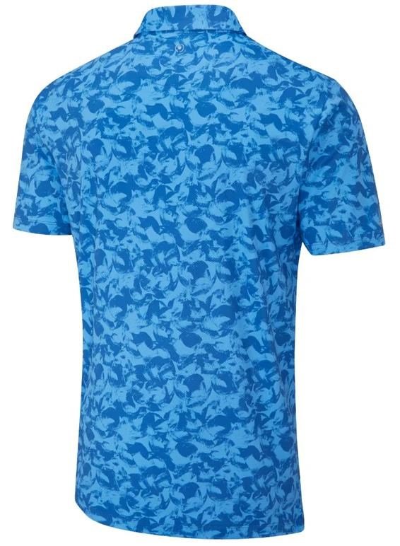 PING Julian męskie polo, tidal bllue multi