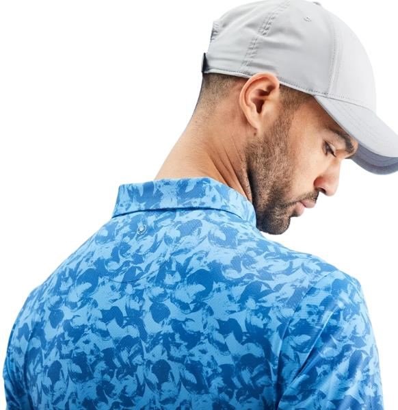 PING Julian męskie polo, tidal bllue multi