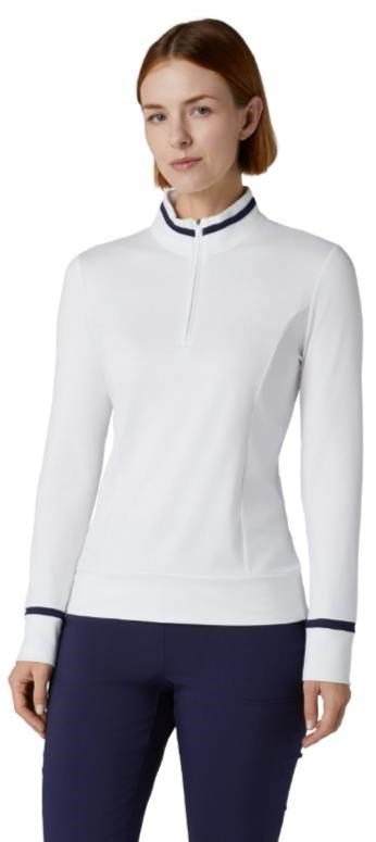 Callaway Thermal Long Sleeve Colourblock damska koszulka, biała