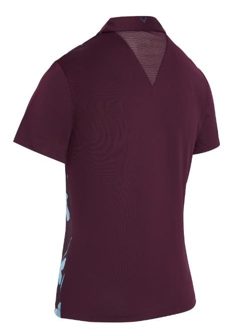 Callaway Stemmed Floral damskie polo, potent purple
