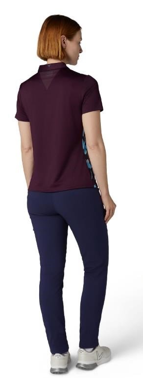 Callaway Stemmed Floral damskie polo, potent purple