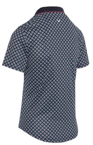 Callaway Mini Geo Floral damskie polo, granatowe