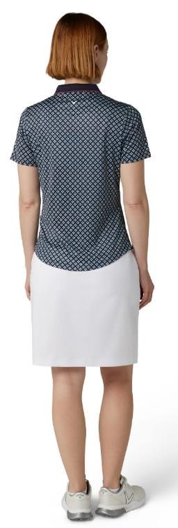 Callaway Mini Geo Floral damskie polo, granatowe