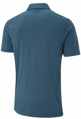 PING Geo Camo męskie polo, blue fusion multi