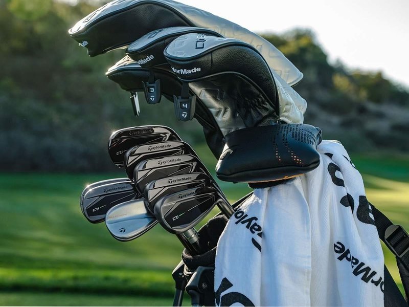 TaylorMade Qi Gunmetal Edition irony męskie, stal