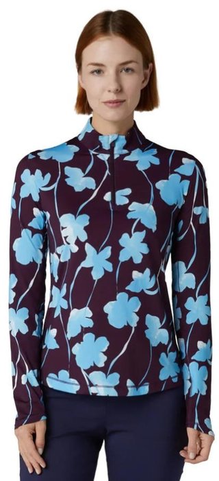 Callaway Stemmed Floral Sun Protection damski top, potent purple