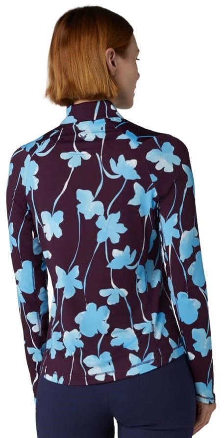 Callaway Stemmed Floral Sun Protection damski top, potent purple
