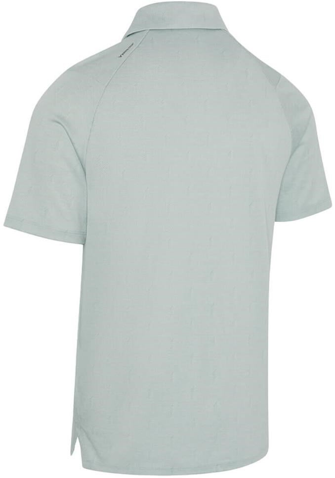 Callaway Chev Twill Jacquard męskie polo, aquifer