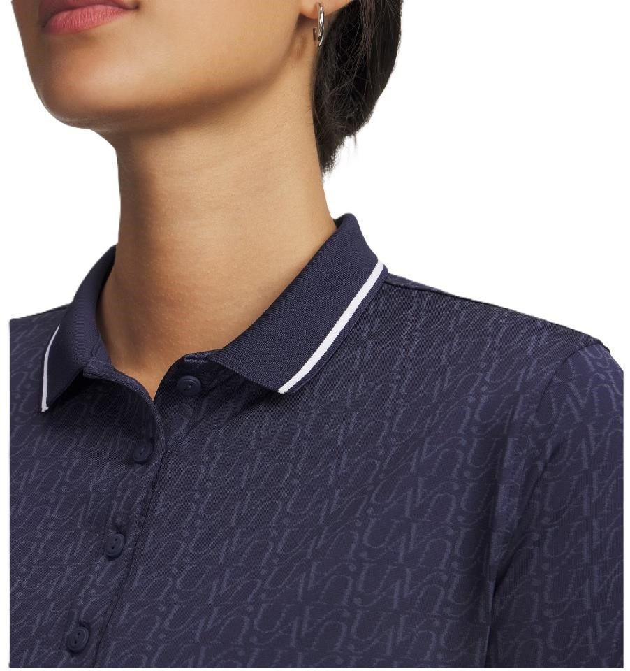 Under Armour Playoff Jacquard damskie polo, granatowe