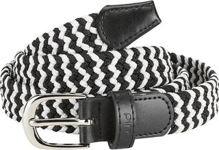 PING Stretch Webbing damski pasek, czarno/biały