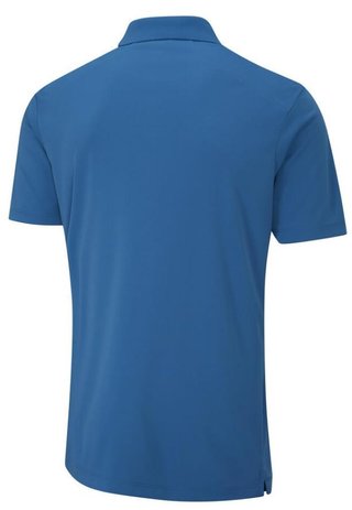 PING Lindum męskie polo, tidal blue