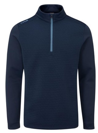 Ping Nolan Quarter Zip Fleece męska bluza, granatowa