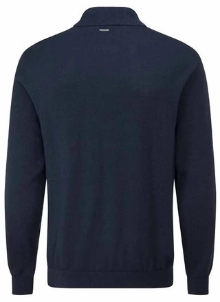 Ping Dorset Quarter zip męski sweter, granatowy