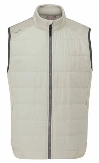 Ping Aiden Hybrid fleece męska kamizelka polarowa, willow marl/willow
