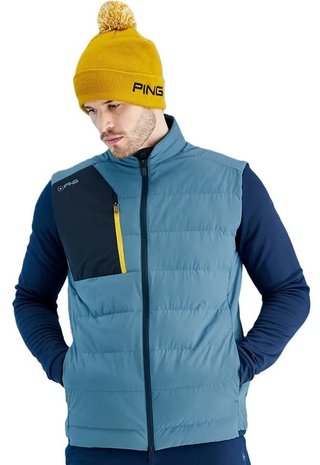Ping Ramsey męska kamizelka, blue fusion/navy