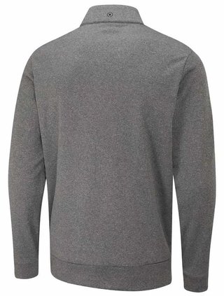 Ping Aiden Hybrid fleece męska kurtka, asphalt marl/black