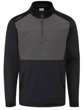 Ping Astbury fleece męska kurtka, czarno/szara