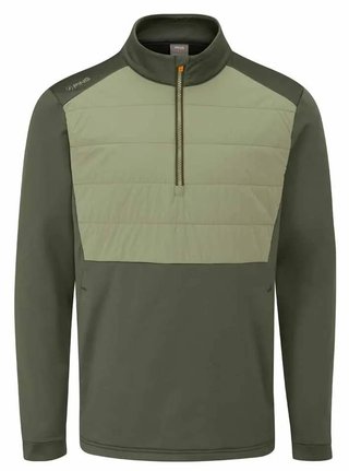 Ping Astbury fleece męska kurtka, dark olive/lichen