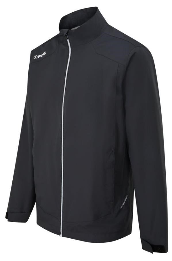 Ping AquaDrive Waterproof męska kurtka wodoodporna, czarna
