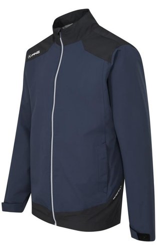 Ping AquaDrive Waterproof męska kurtka wodoodporna, oxford blue/black