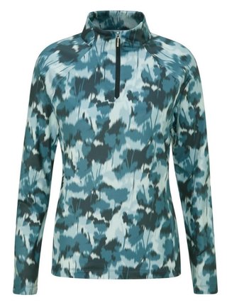 Ping Jasmine Printed long Sleeve damski top, navy multi