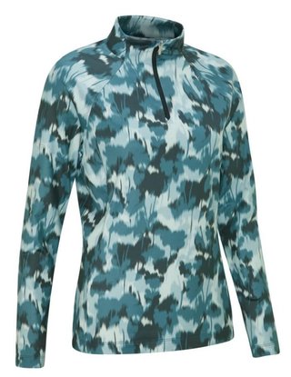 Ping Jasmine Printed long Sleeve damski top, navy multi