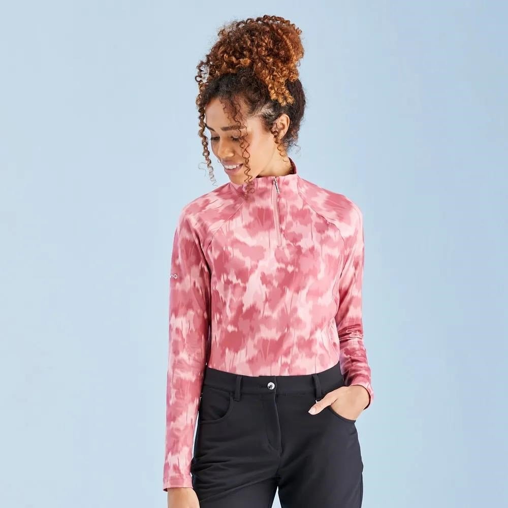 Ping Jasmine Printed long Sleeve damski top, rose multi