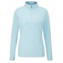 PING Aveline Half Zip damska bluza, crystal blue