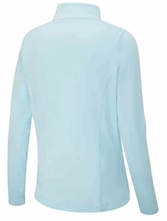PING Aveline Half Zip damska bluza, crystal blue