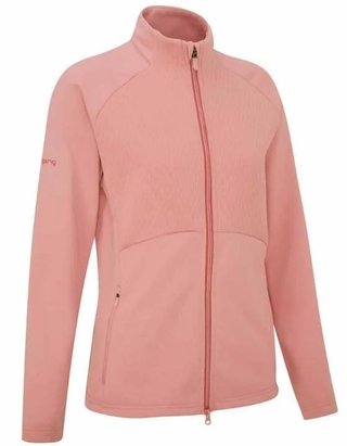 Ping Catherine Full zip fleece damska bluza, różowa