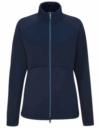 Ping Catherine Full zip fleece damska bluza, granatowa