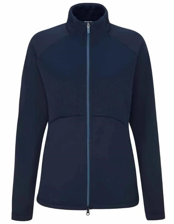 Ping Catherine Full zip fleece damska bluza, granatowa