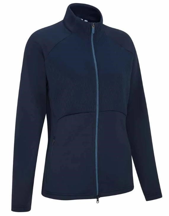Ping Catherine Full zip fleece damska bluza, granatowa