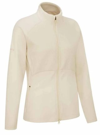 Ping Catherine Full zip fleece damska bluza, chalk