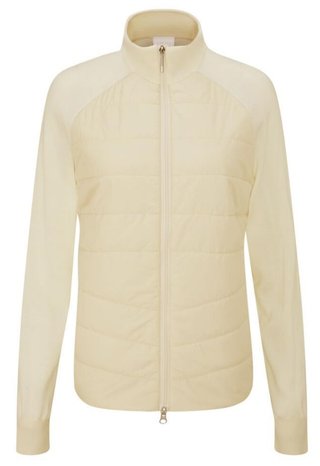 Ping Fran Hybrid full-zip damska kurtka, chalk/egret