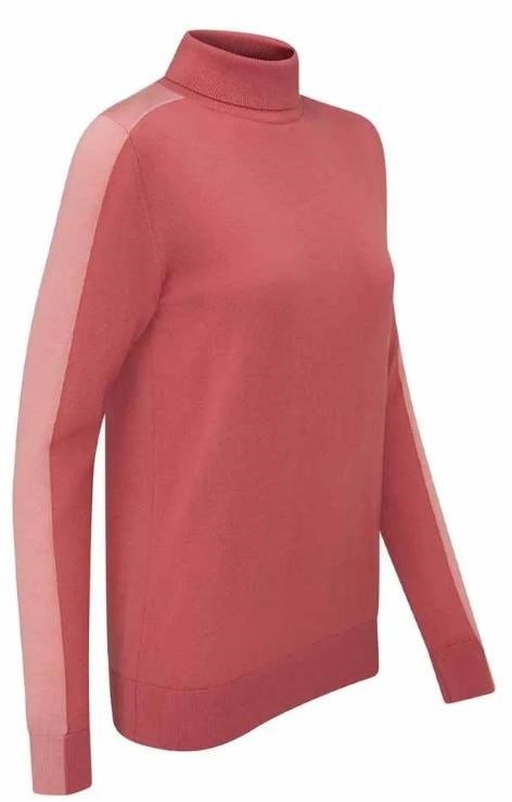 Ping Lockett Roll neck damski sweter, rose/muted pink