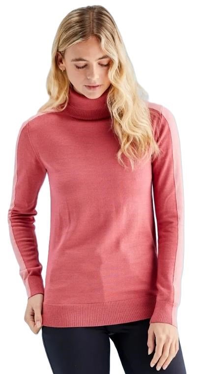 Ping Lockett Roll neck damski sweter, rose/muted pink