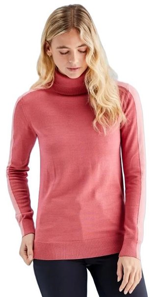 Ping Lockett Roll neck damski sweter, rose/muted pink
