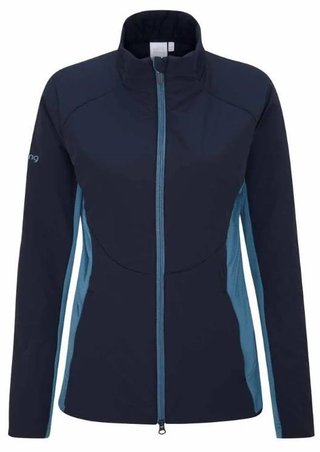Ping Casey insulated hybrid damska kurtka, navy/blue fusion