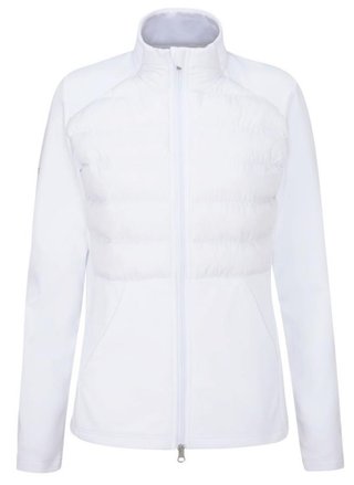 Ping Clare Zoned fleece damska kurtka, biała