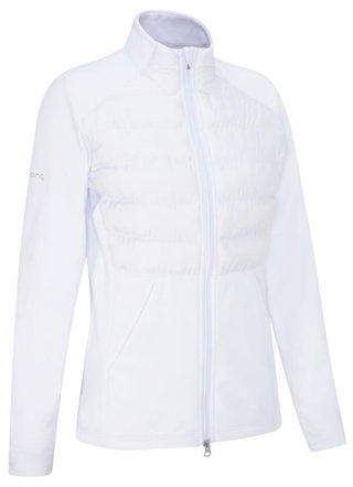 Ping Clare Zoned fleece damska kurtka, biała