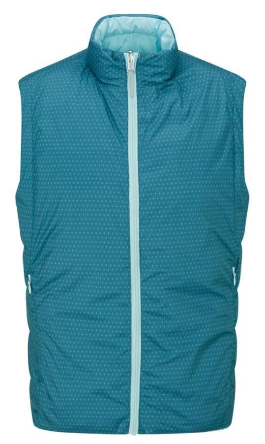 Ping Samantha Clo® insulated reversible damska kamizelka, opal/blue fusion multi