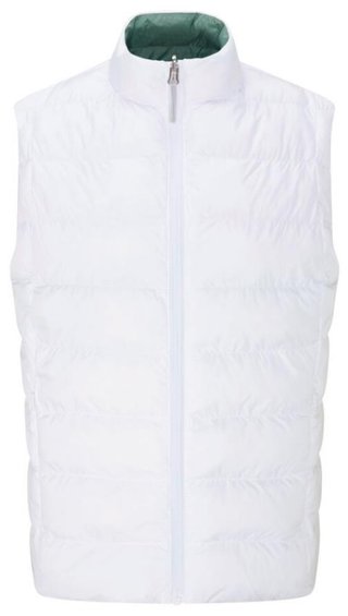 Ping Samantha Clo® insulated reversible damska kamizelka, white/eucalyptus multi