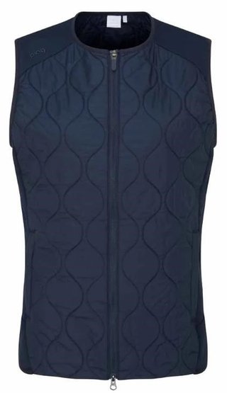 Ping Seren insulated collarless damska kamizelka, granatowa